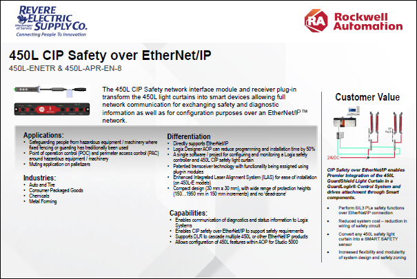 450L CIP Safety Over Ethernet IP Thumbnail